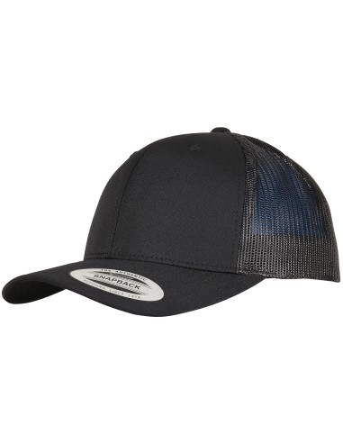 FLE-6606TR-Trucker Recycled Polyester Fabric Cap